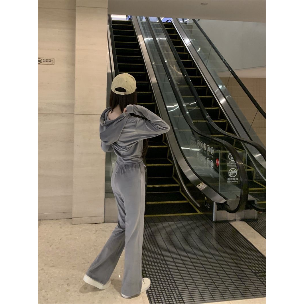 絲絨運動風套裝🤍-細節圖7