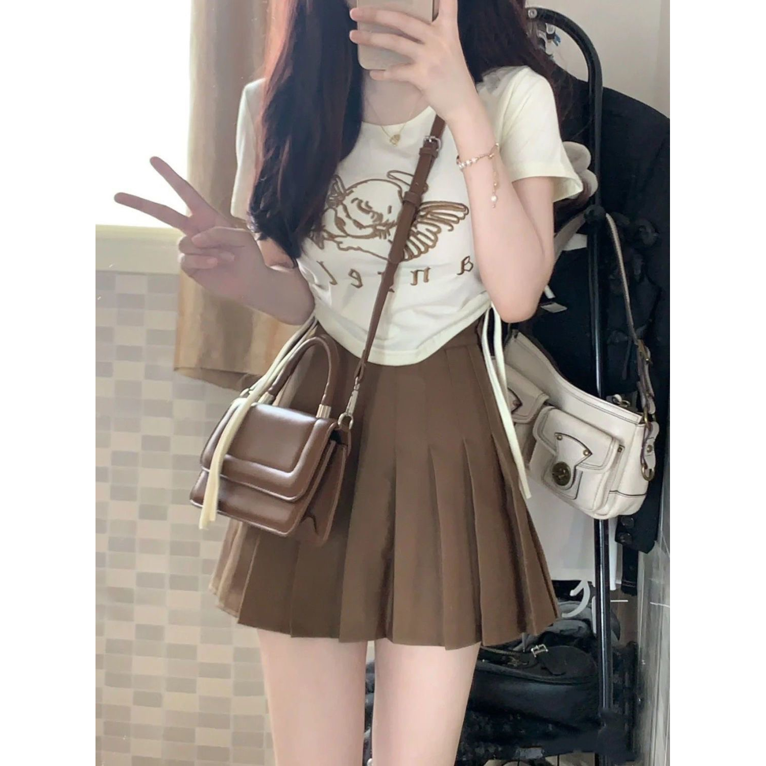 復古風美式天使套裝👼-細節圖2