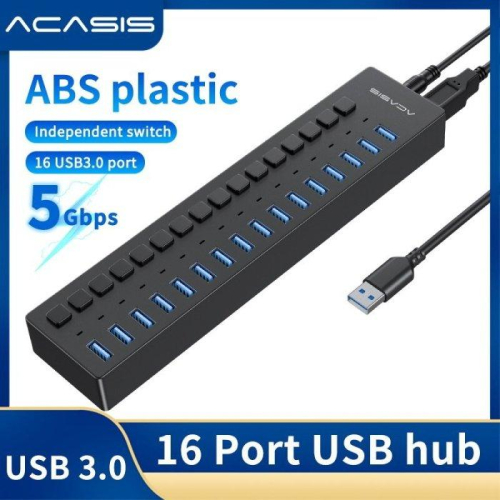 台灣出貨Acasis USB集線器 USB3.0 Hub 16埠