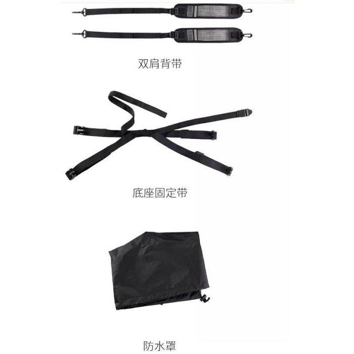 GHOST RACING碳纖摩托車機車尾包 安全帽收納包硬殼LED閃光 騎士手提後背包 重機後座包 附防水罩-細節圖8