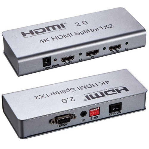 真4K HDMI 2.0版 一進二出 1進2出 4出 四出分配器 HDCP 2.2 1.4 HDR PRO