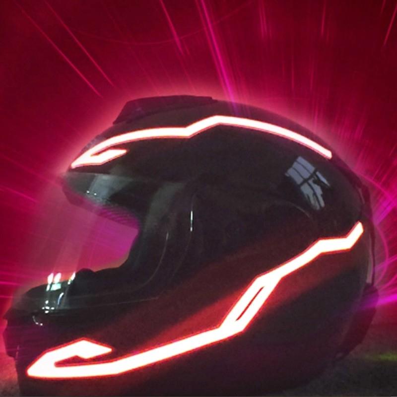 全罩式安全帽 led燈貼條 超酷炫摩托車機車夜行燈飾 夜間越野防水EL冷光燈條 創 光速戰記-細節圖9