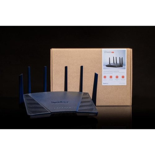 Synology群暉 RT6600ax 無線路由器 三頻 Wi-Fi 6 Router分享器 公司貨