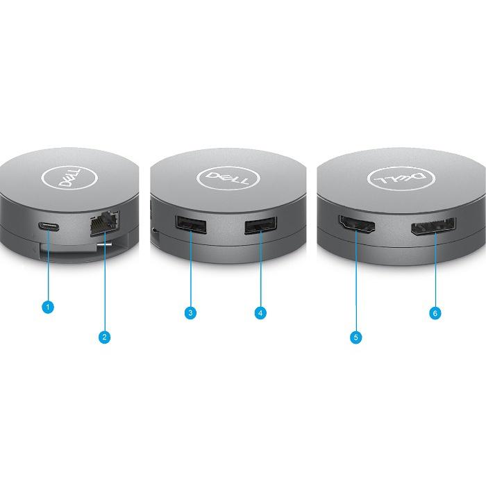 DELL DA305 最新型六合一USB-C行動轉接器 傳輸電力 USB-C轉接器HDMI-細節圖2