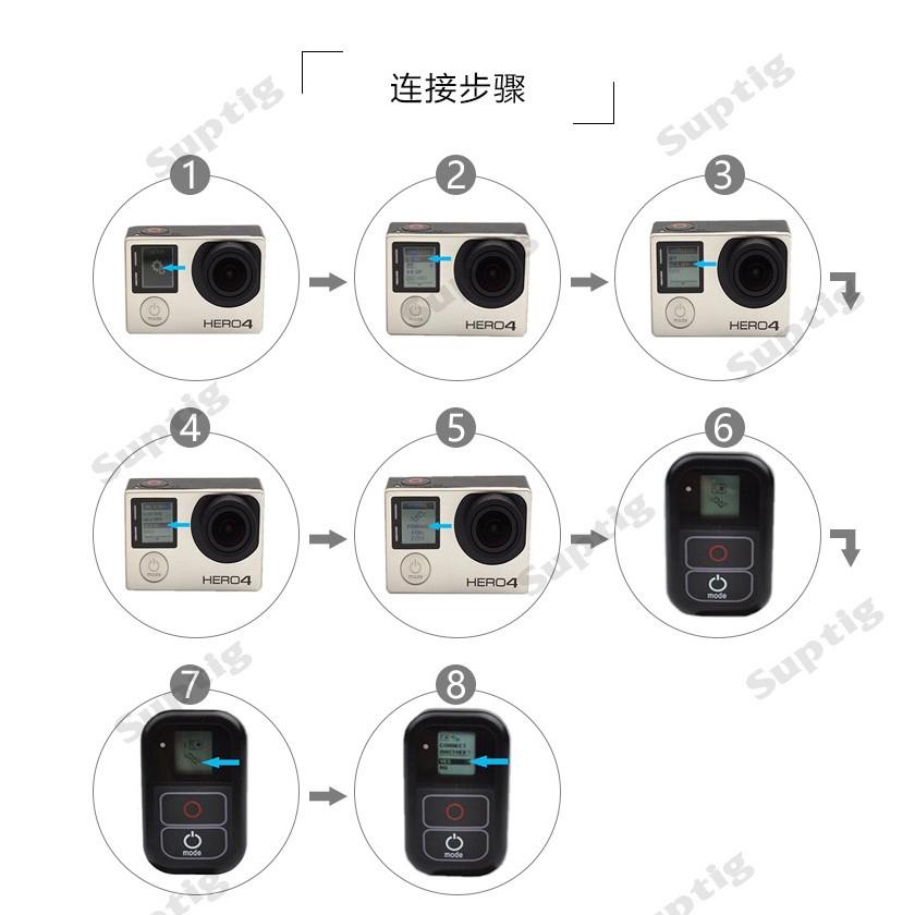 GoPro Hero 8 Max 7 6 5 SUPTIG 無線遥控器 Wi-Fi Remote-細節圖8