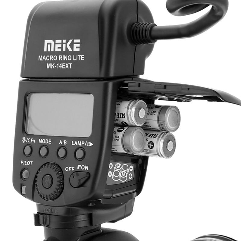 美科 Meike MK-14EXT Nikon Canon 專用 TTL 環形 閃光燈 微距 環閃 近攝-細節圖3