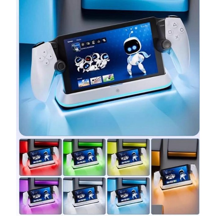 【kiho金紘】PS5 Portal PSP 觸點充電 串流掌機 主機充電座 座充帶RGB燈 充飽自停-細節圖6