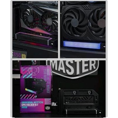 Cooler Master 酷碼 通用型垂直 ARGB 顯示卡支架套件 (PCI-E 4.0)-細節圖2