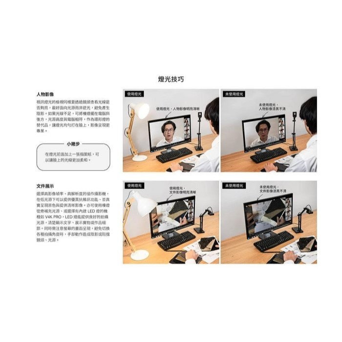 【kiho金紘】 IPEVO V4K PRO專業視訊教學協作 攝影機 遠距教學 視訊會議 直播-細節圖8