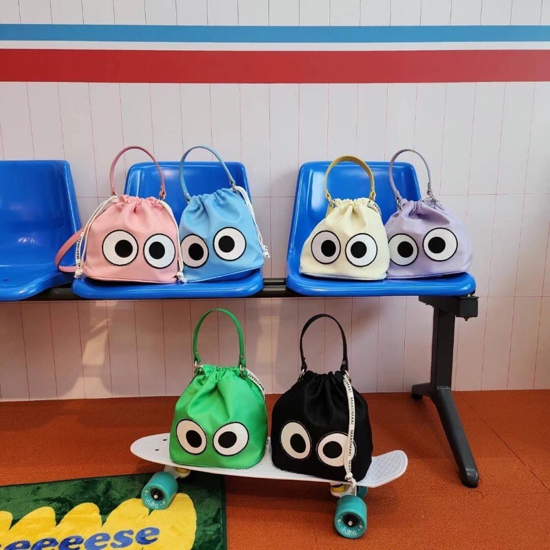 Chellmee ✈️韓國代購✈️「MAKOMAKI  」小精靈大眼包 手提包-細節圖2