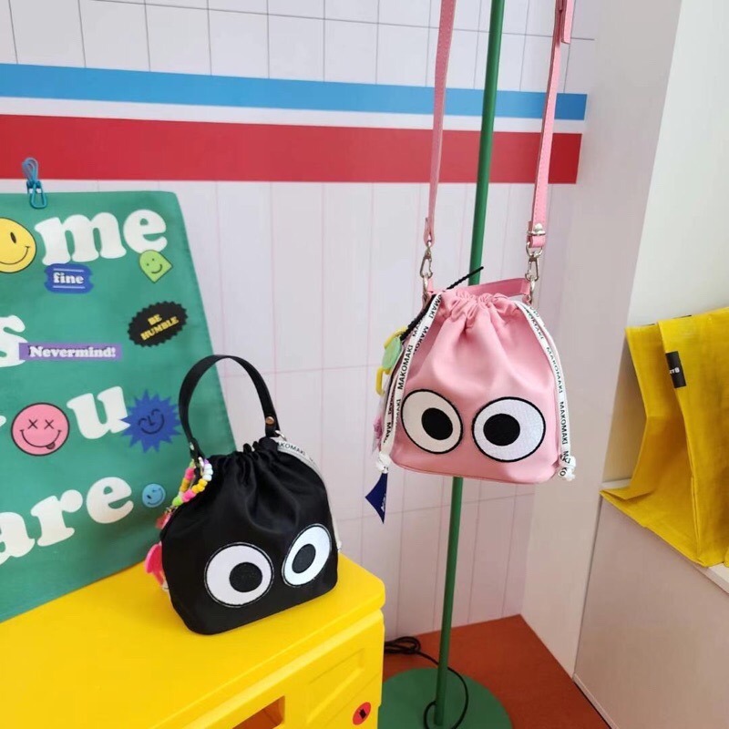 Chellmee ✈️韓國代購✈️「MAKOMAKI  」小精靈大眼包 手提包-細節圖5