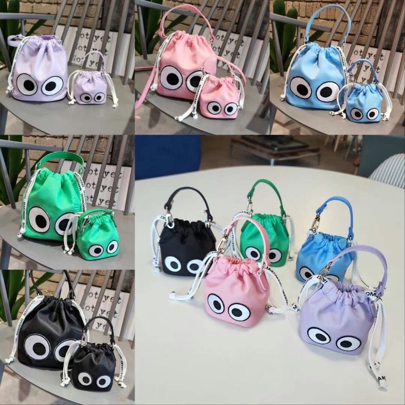 Chellmee ✈️韓國代購✈️「MAKOMAKI  」小精靈大眼包 手提包-細節圖6