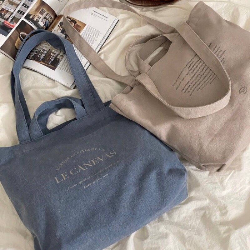 Chellmee ✈️韓國代購✈️ 「THE ALLY 」超人氣設計帆布品牌包 肩背兩用包-細節圖2