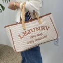 Chellmee ✈️韓國代購✈️「 Le junevk」 字母刺繡設計托特包 手提包 肩背包-規格圖7