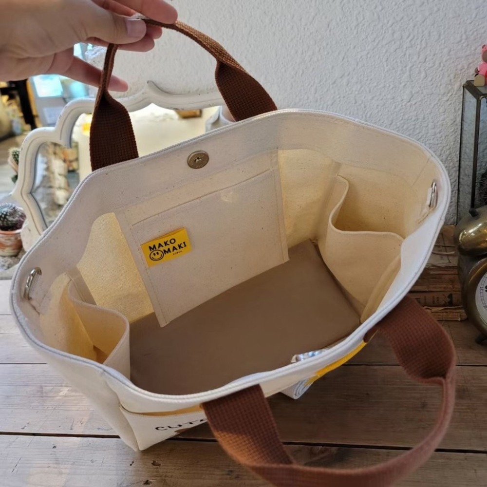 Chellmee ✈️韓國「MAKOMAKI 」幸運熊熊 手提包 側背包 肩背包-細節圖3