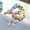 Chellmee✈️韓國代購MAKOMAKI 花朵繽紛掛鍊鑰匙圈 花朵繽紛掛鍊吊飾 吊飾 掛飾-規格圖3