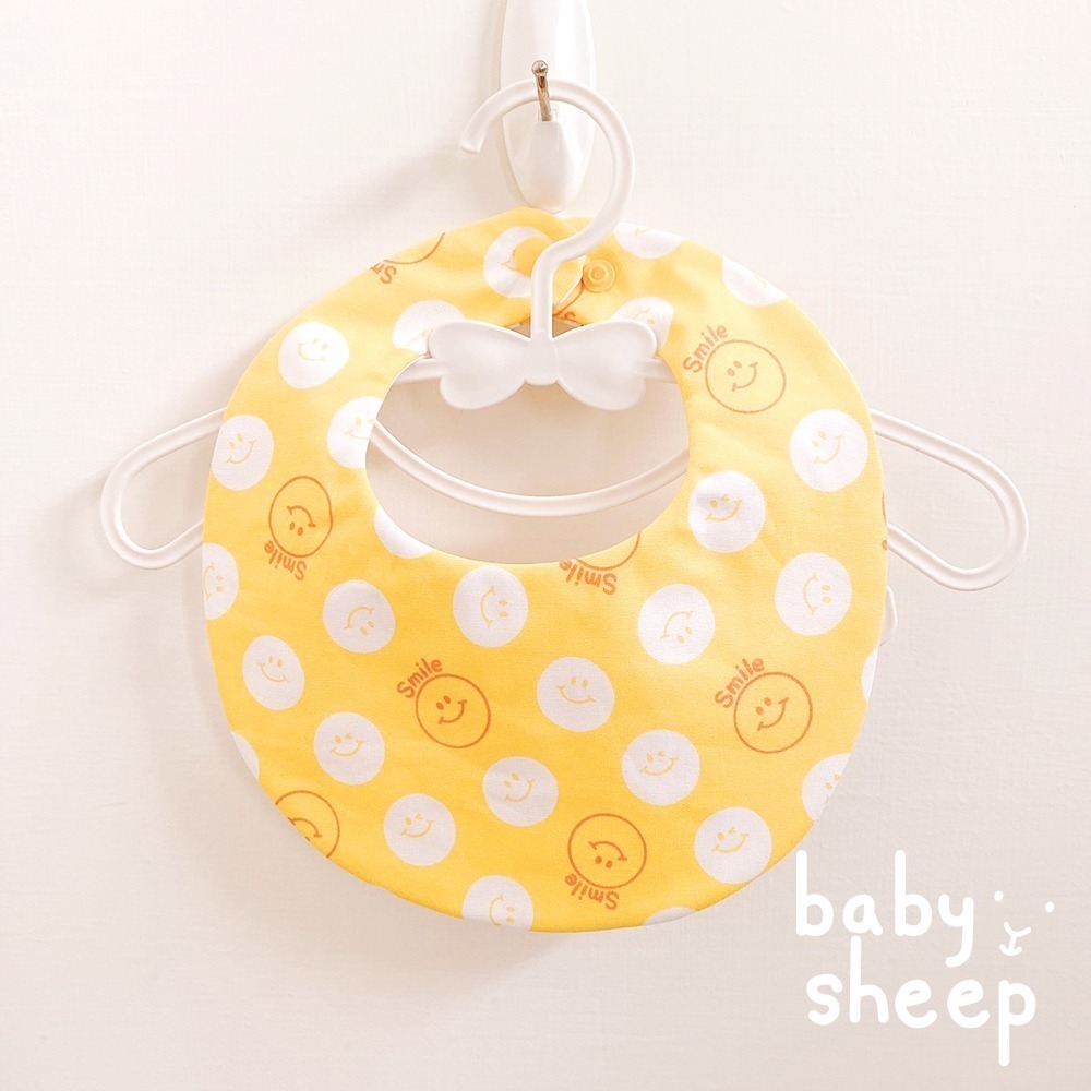 【babysheep】6層微笑好心情圍兜 蛋型圓兜 男寶 圍兜兜 寶寶口水巾 手作圍兜 圍兜 口水巾 吸水兜 兜兜 客製-規格圖5