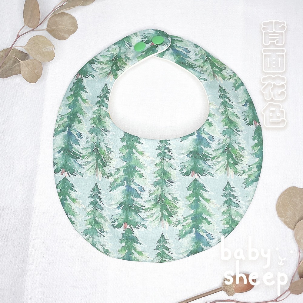 【babysheep】特價🔥8層棉聖誕樹狗狗圍兜 蛋型圓兜 聖誕圍兜 狗狗圍兜 圍兜兜 手作圍兜 圍兜 手作 聖誕節-細節圖5