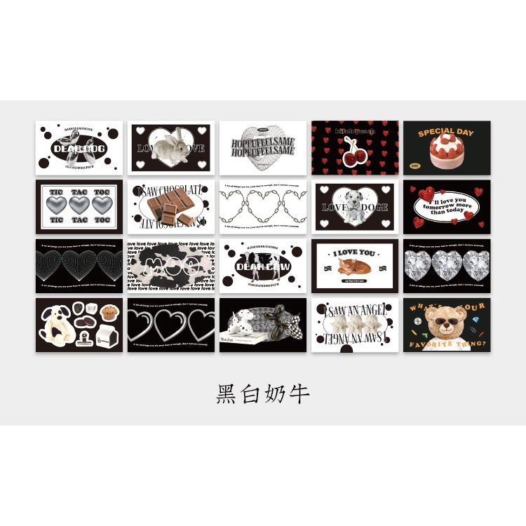 紙先生 復古少女館系列盒裝貼紙 可愛文藝DIY基礎手帳裝飾素材40張封口貼-細節圖4