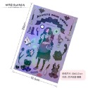 domi貼紙書韓國人物貼小紅書同款平替全套甜亞風ins天使惡魔甜酷人物貼紙女孩-規格圖5