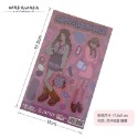 domi貼紙書韓國人物貼小紅書同款平替全套甜亞風ins天使惡魔甜酷人物貼紙女孩-規格圖5