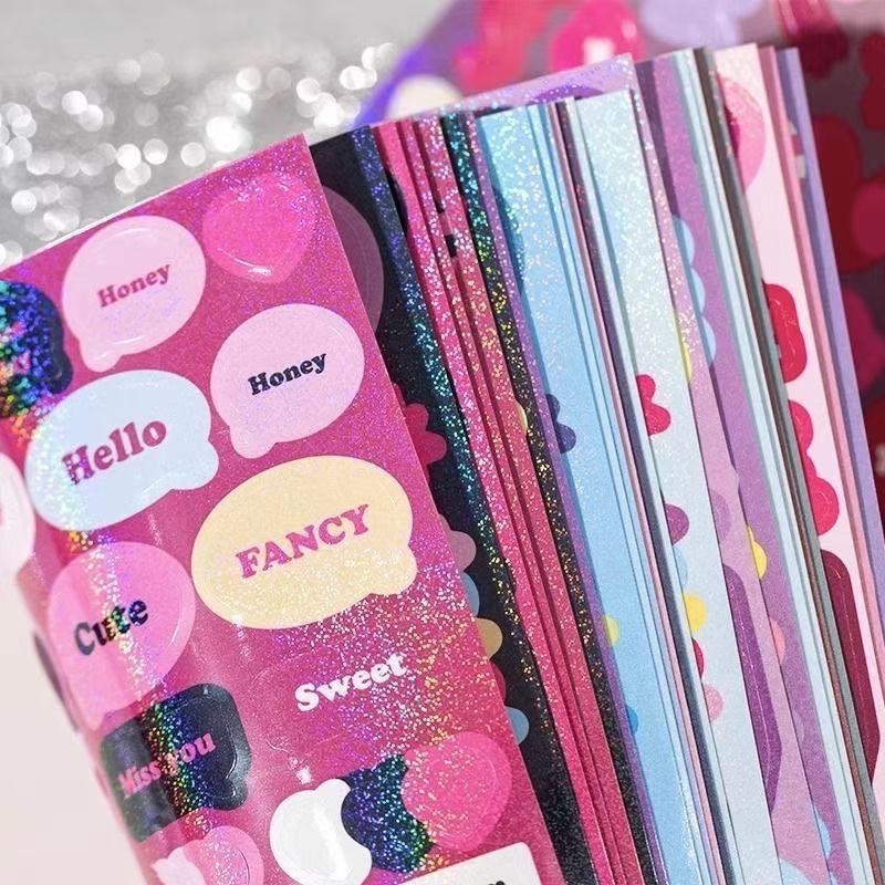 夢予星河咕卡貼紙ins創意泡泡手帳可愛diy素材咕盤手賬裝飾貼畫-細節圖6