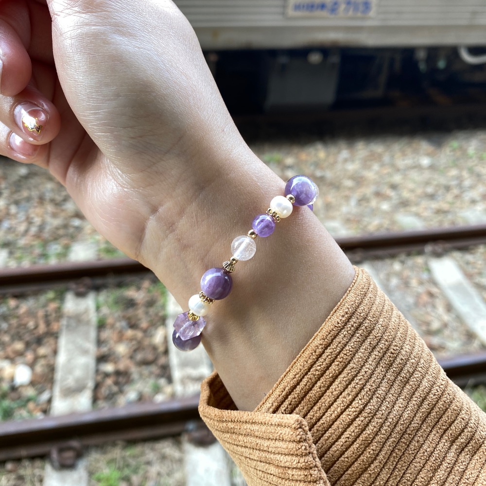 紫鋰美人｜紫鋰雲母 尊貴嬌嫩 襯膚色 肌膚白皙-細節圖2