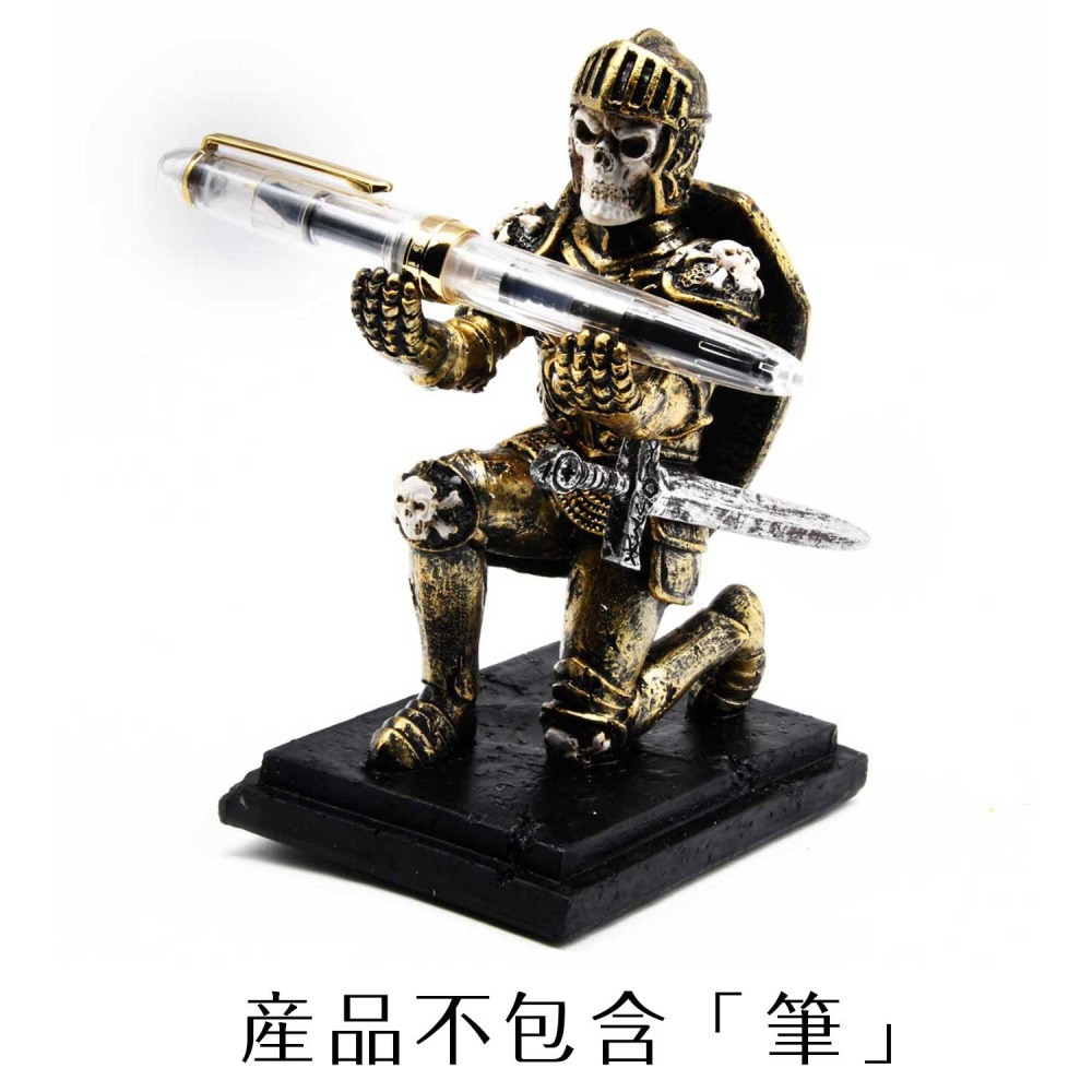 【1+1】中古世紀幽靈騎士創意筆架-細節圖2