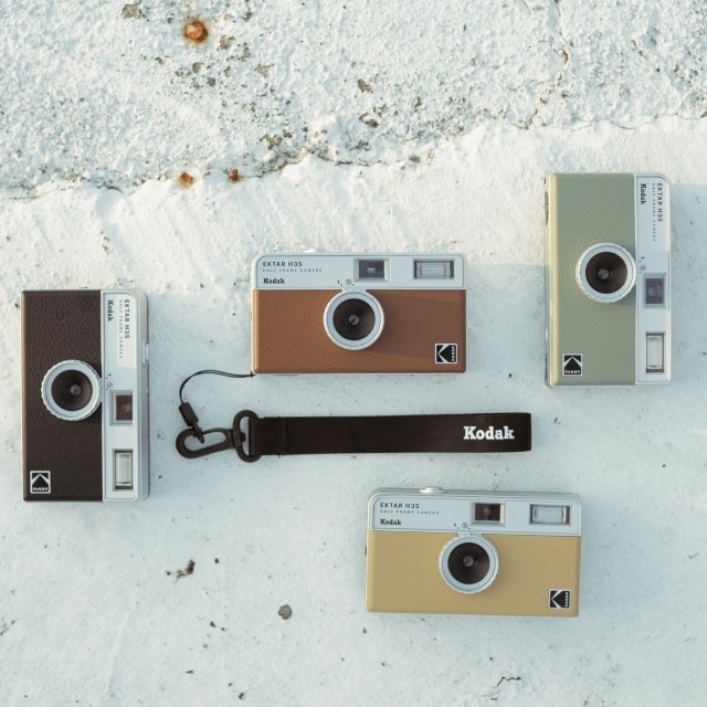 【Kodak 柯達】復古底片相機 Kodak Ektar H35 焦糖棕 半格機-細節圖2