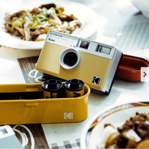 【Kodak 柯達】復古底片相機 Kodak Ektar H35 沙色 半格機