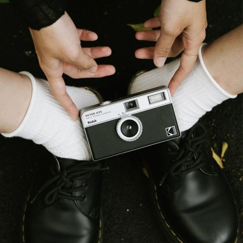 【Kodak 柯達】復古底片相機 Kodak Ektar H35 黑色 半格機