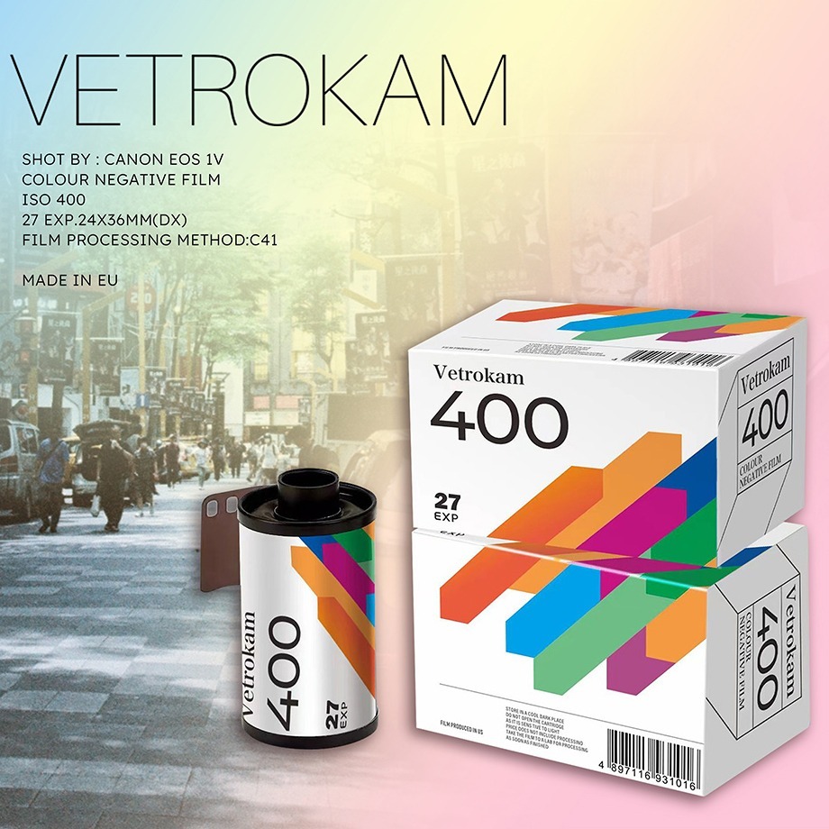 Vetrokam 歐洲沃克底片 彩色負片 彩色底片膠卷底片 iso400 27EXP-細節圖2