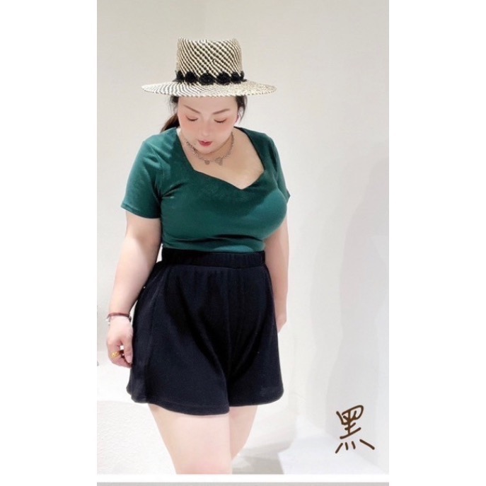 華夫格愛心短褲-細節圖4