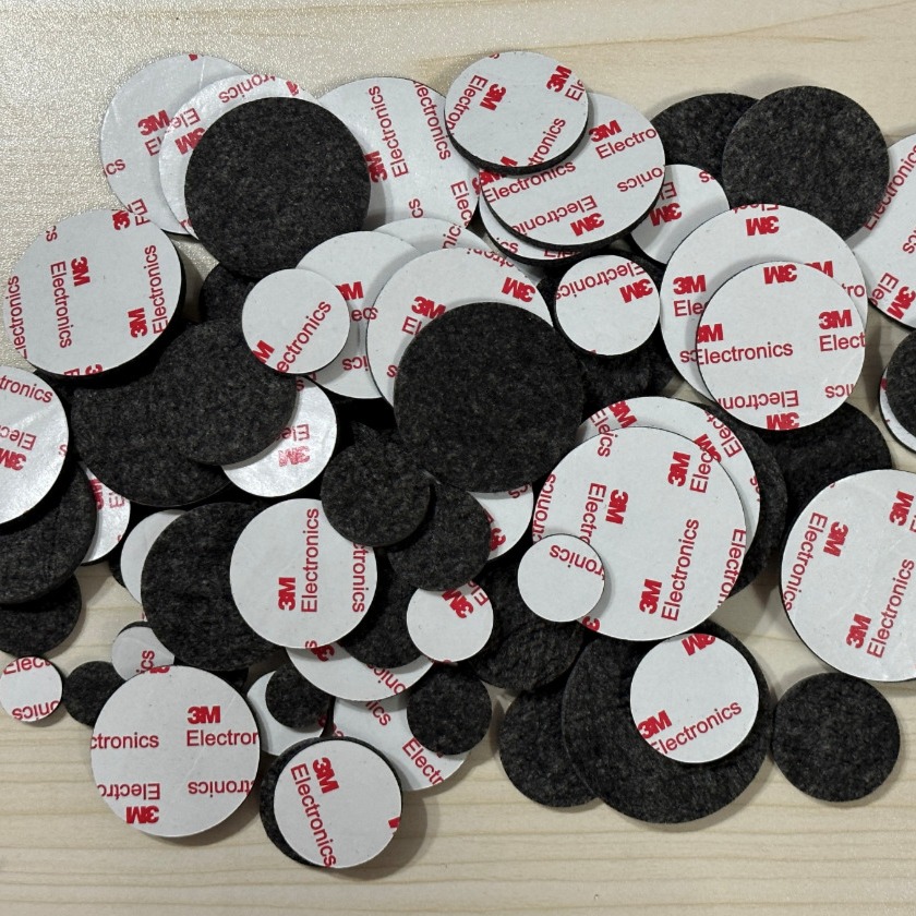 3M羊毛氈椅腳墊  耐磨 防刮 靜音 沙發 餐椅 書桌 餐桌 萬用墊 自黏墊 木地板 防刮墊-細節圖2