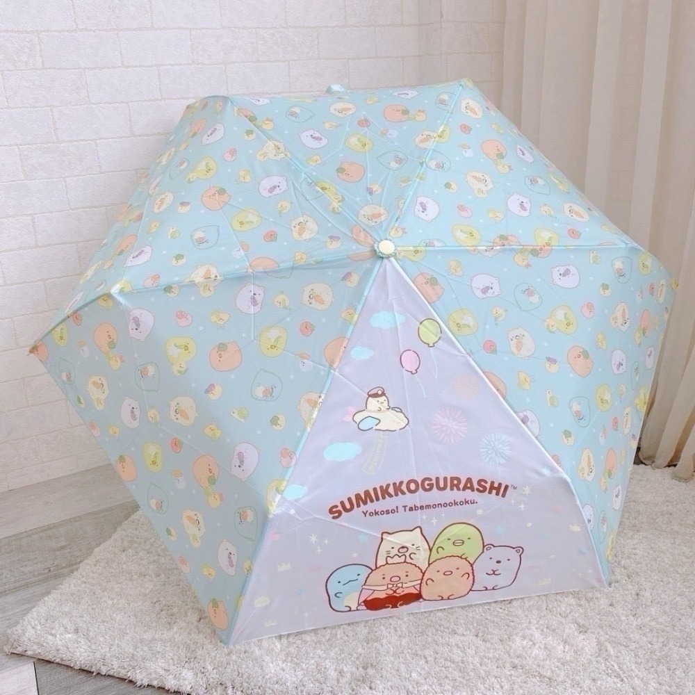 🎈彩虹尾巴🎈卡通彎把傘 摺疊傘 折傘 雨傘 角落生物 角落小夥伴 蠟筆小新幼稚園 kitty 人魚漢頓-細節圖3