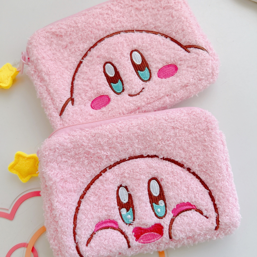 🎈彩虹尾巴🎈星之卡比絨毛零錢包 卡比之星 卡比 Kirby 大臉 小物包-細節圖5