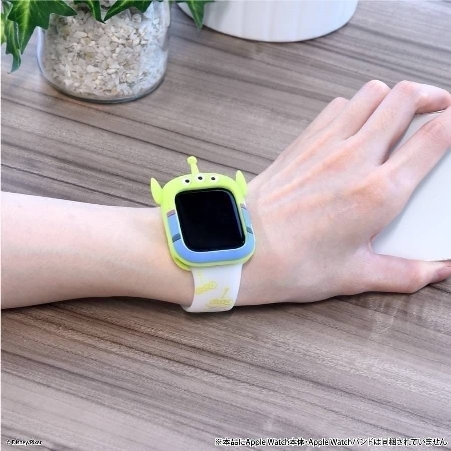 🎈彩虹尾巴🎈日本卡通Apple Watch 41/40/38mm 對應 皮卡丘 米奇 維尼 矽膠保護殼 小熊維尼-細節圖8