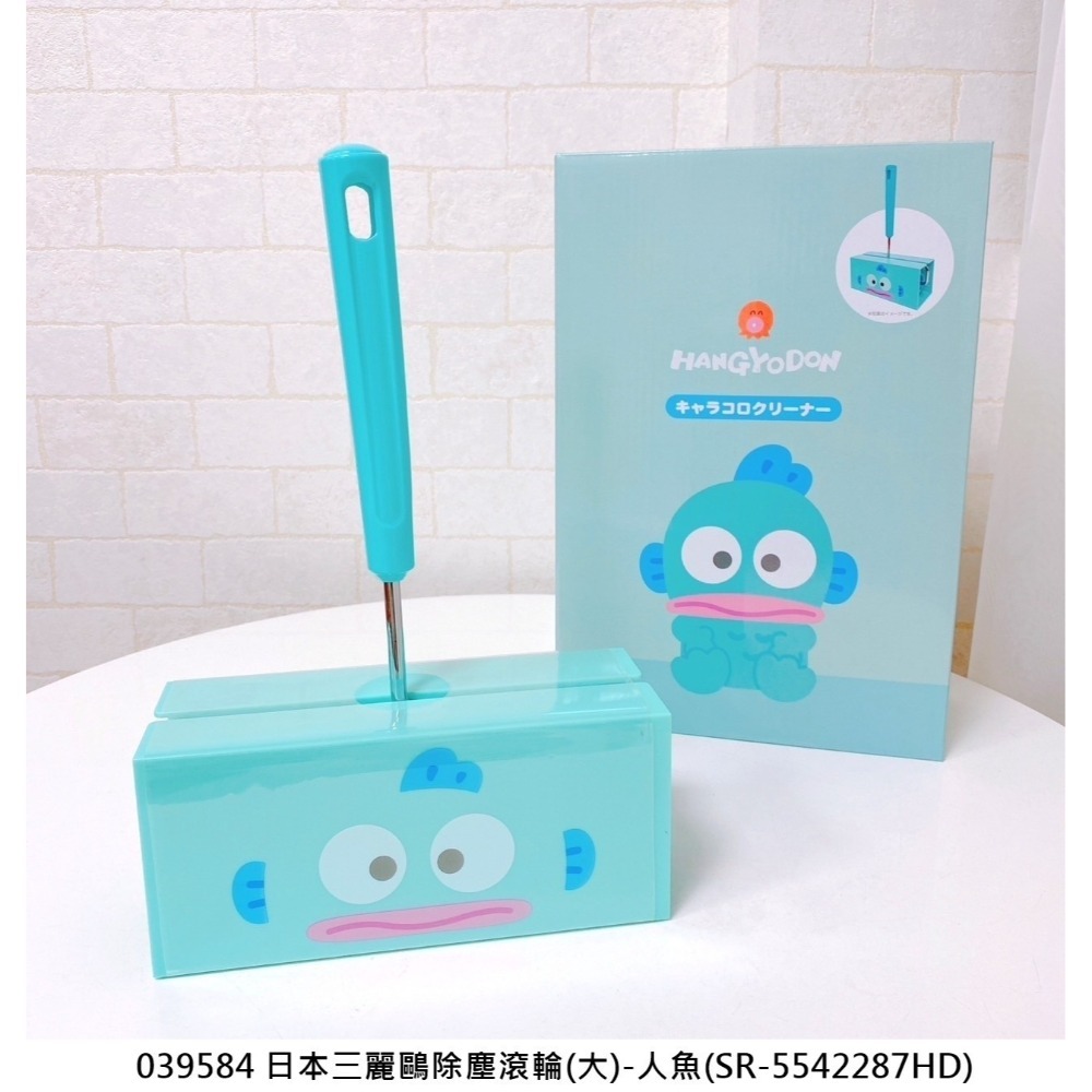 🎈彩虹尾巴🎈三麗鷗除塵滾輪 美樂蒂 人魚漢頓  隨手黏 撕取式除塵滾輪 滾筒膠黏拖把-規格圖11