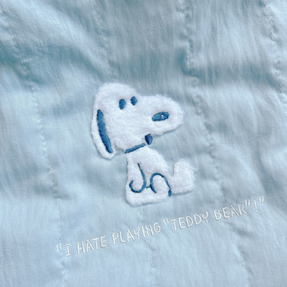 🎈彩虹尾巴🎈日本史努比絨毛玩具系列手提袋 SNOOPY 藍色手提袋 藍色 提袋-細節圖5