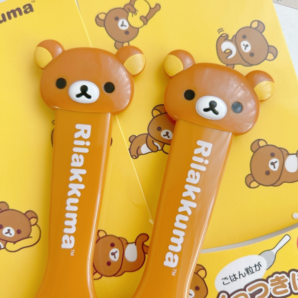 🎈彩虹尾巴🎈日本懶懶熊飯勺 拉拉熊 Rilakkuma 顆粒飯匙 料理匙 矽膠飯匙 懶熊-細節圖6