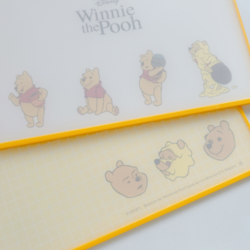 🎈彩虹尾巴🎈日本製維尼Funny Face輕薄抗菌雙面砧板 維尼熊 小熊維尼 Winnie-the-Pooh餐廚用品-細節圖4