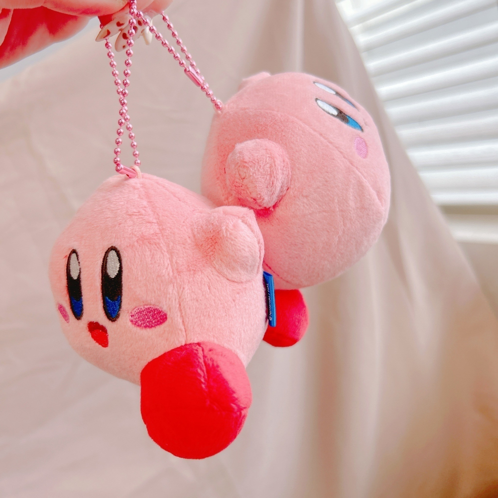 🎈彩虹尾巴🎈星之卡比絨毛娃娃吊飾 卡比之星 卡比 Kirby 絨毛娃娃 玩偶 星星卡比-細節圖5