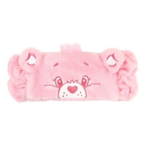 🎈彩虹尾巴🎈彩虹熊立體大臉髮帶 carebears 大頭造型 絨毛造型吸水髮帶 頭巾 粉 紫 黃 綠 藍-細節圖11