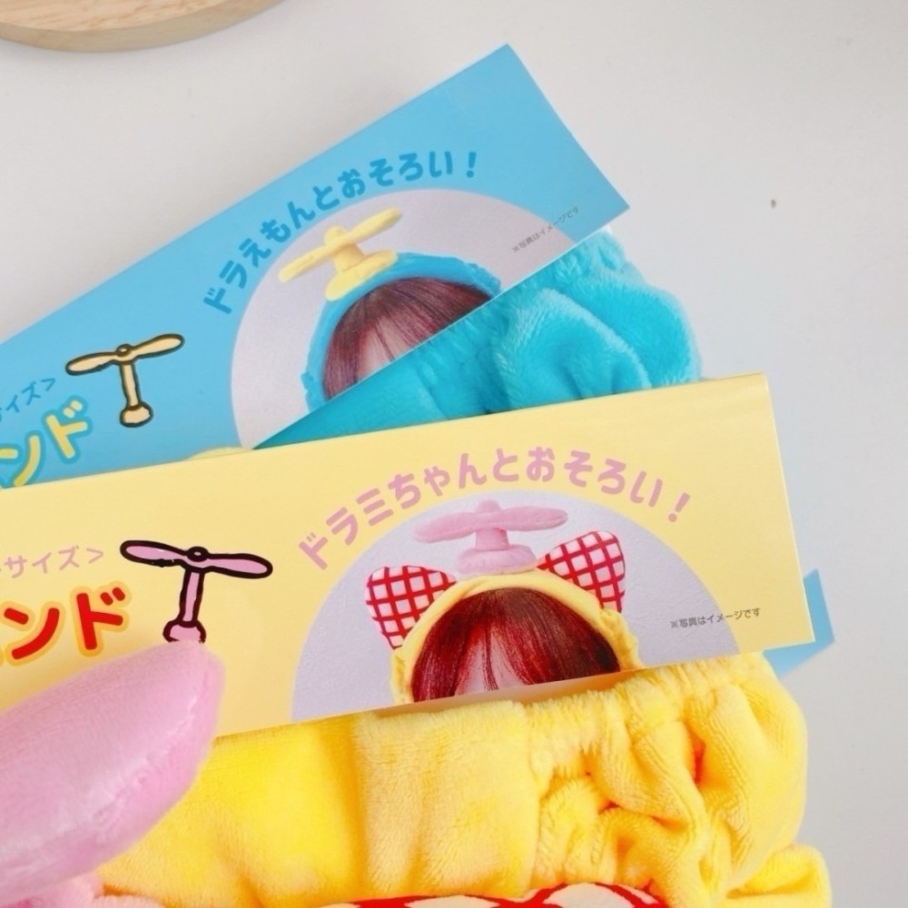 🎈彩虹尾巴🎈哆啦a夢立體竹蜻蜓髮帶 頭巾 哆啦美 Doraemon 髮箍 頭巾-細節圖2