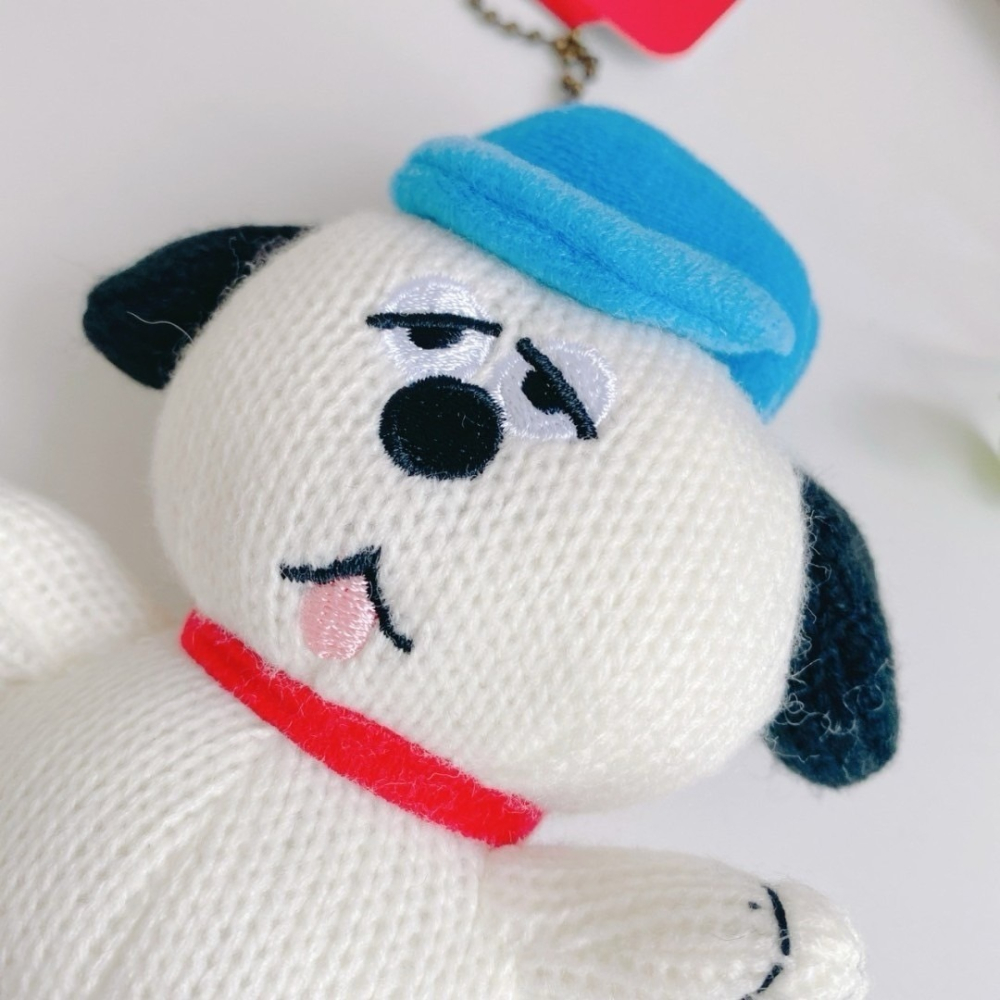 🎈彩虹尾巴🎈歐拉夫針織娃娃珠鍊吊飾 歐拉夫 奧拉夫 Olaf 針織系列 史奴比兄弟 吊飾娃娃-細節圖3