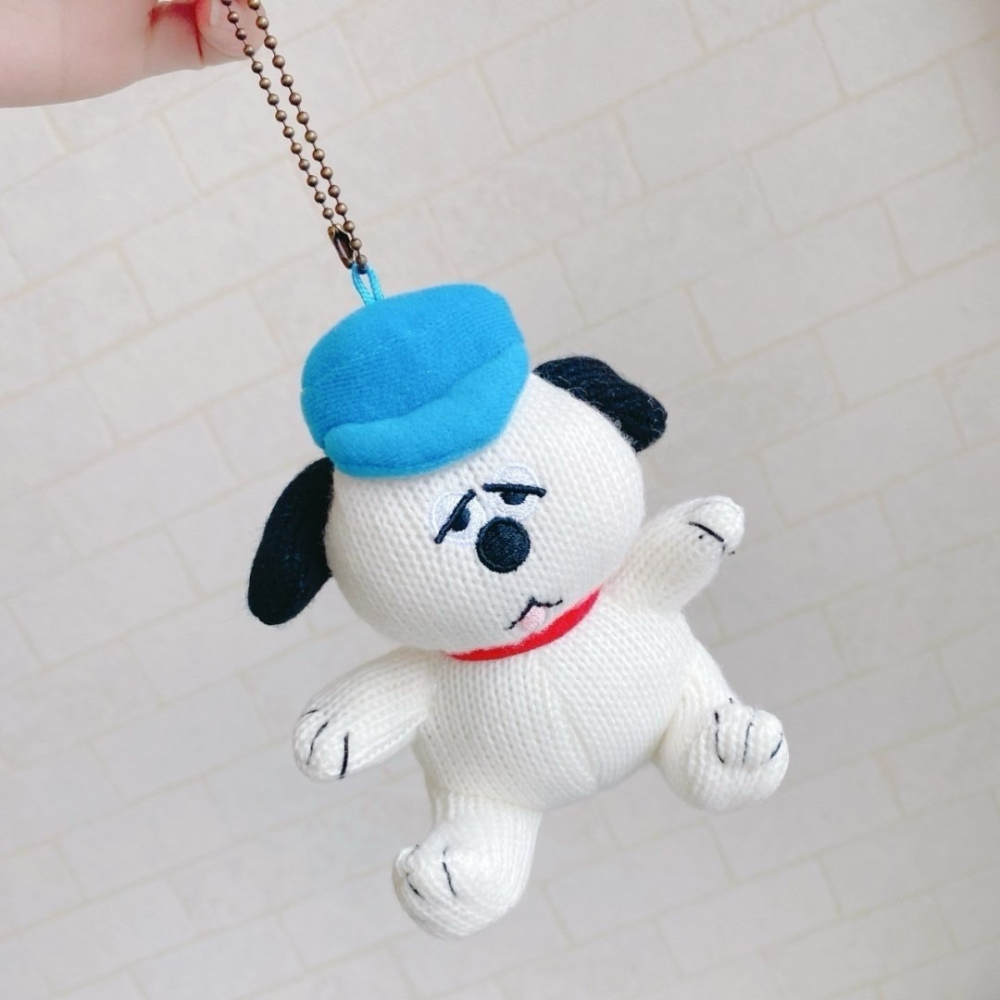 🎈彩虹尾巴🎈歐拉夫針織娃娃珠鍊吊飾 歐拉夫 奧拉夫 Olaf 針織系列 史奴比兄弟 吊飾娃娃-細節圖7