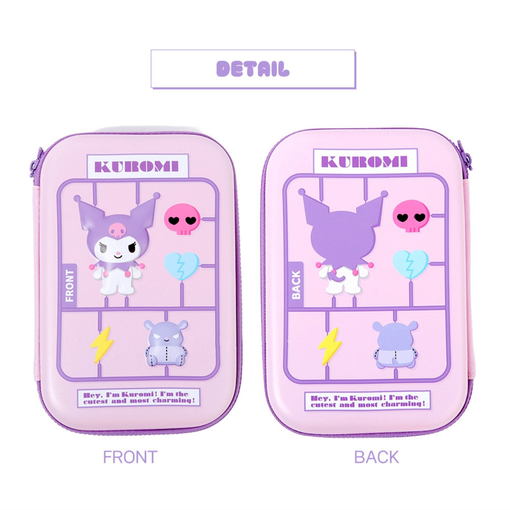 🎈彩虹尾巴🎈多功能收納包 三麗鷗 大耳狗 帕恰狗 酷洛米 硬殼多功能收納包 萬用包-細節圖3