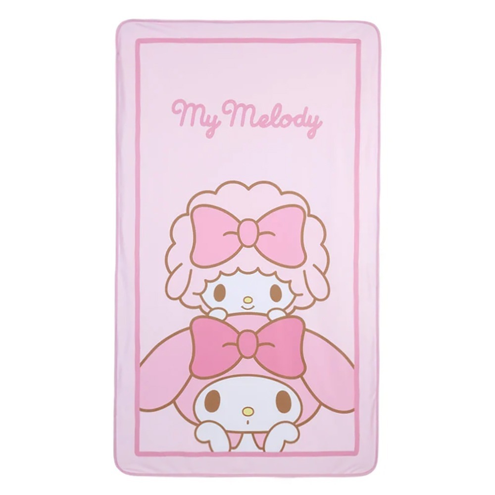 🎈彩虹尾巴🎈涼感冷氣毯 三麗鷗 Kitty 酷洛米 美樂蒂 大耳狗 帕恰狗 毯子-規格圖8