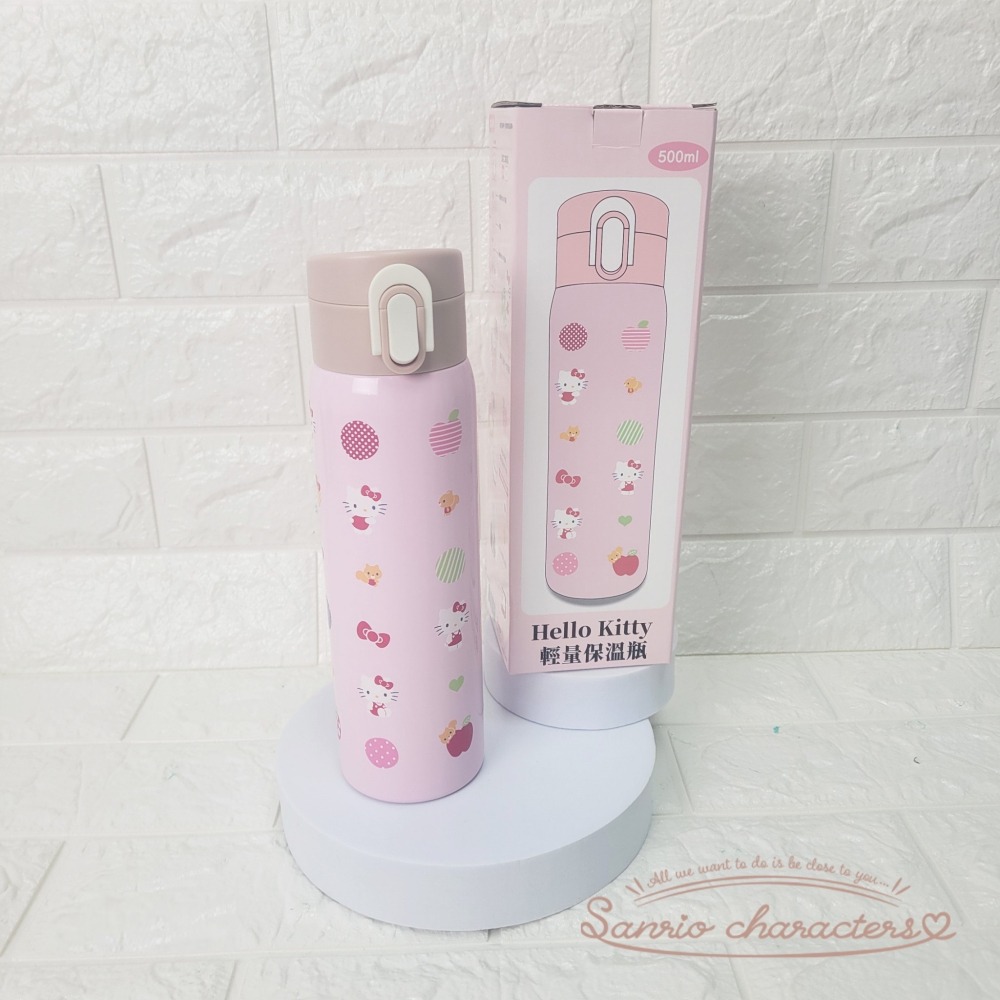 🎈彩虹尾巴🎈輕量保溫瓶 500ml 三麗鷗 KITTY 大耳狗 酷洛米 酷企鵝 雙子星 雙星仙子 保溫杯-細節圖2