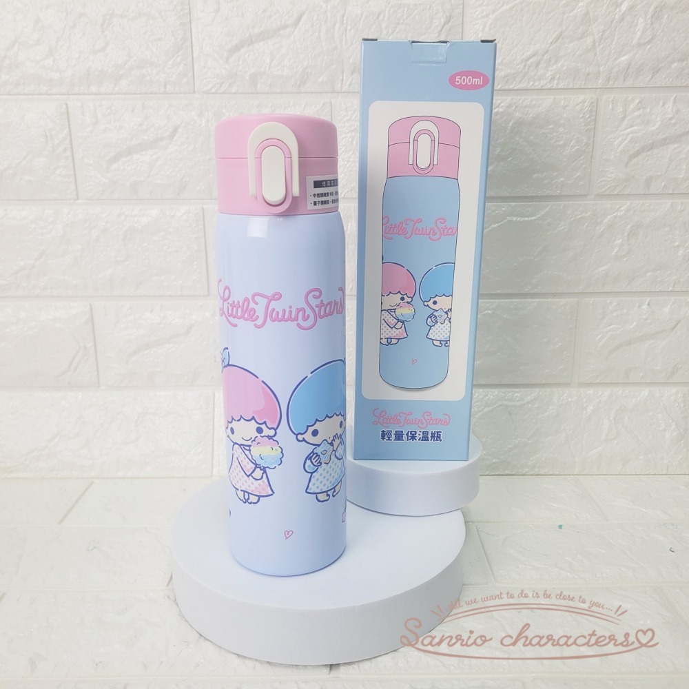 🎈彩虹尾巴🎈輕量保溫瓶 500ml 三麗鷗 KITTY 大耳狗 酷洛米 酷企鵝 雙子星 雙星仙子 保溫杯-細節圖6